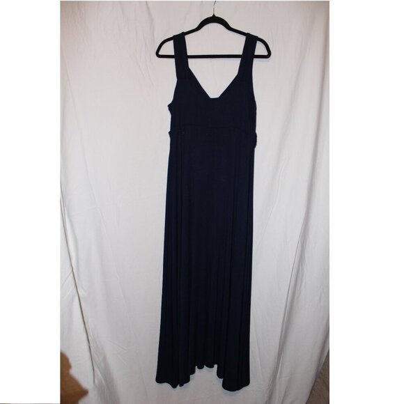 New York & Co. Soho Street, Navy Blue Maxi Dress - Grecian Style - XL - Picture 2 of 4